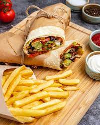 Grilled Pitta with Chips