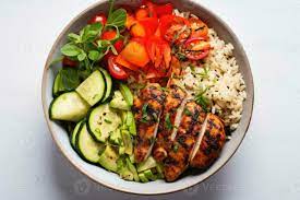 Grilled Chicken Rice Box Meal