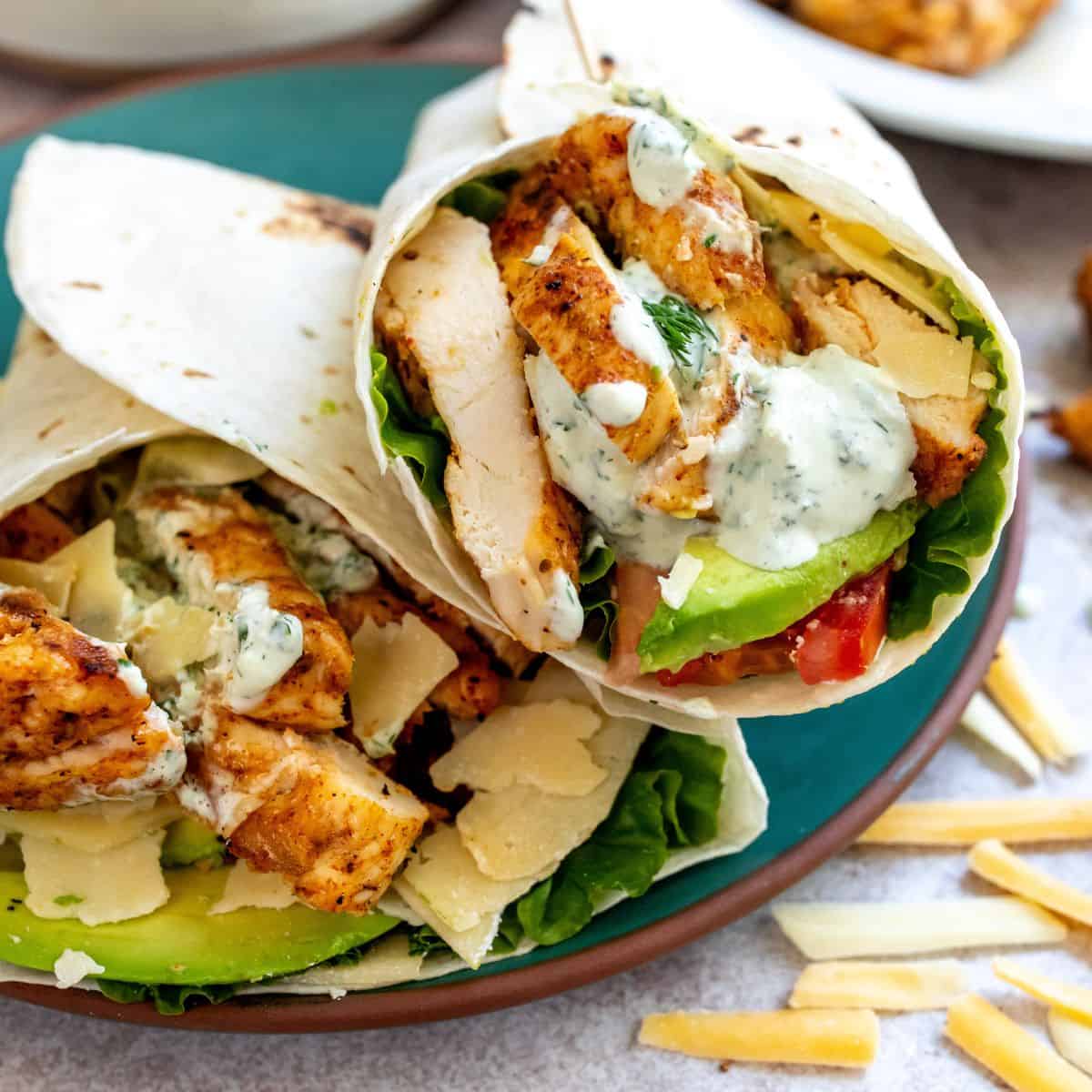 Grilled Chicken Wrap Meal