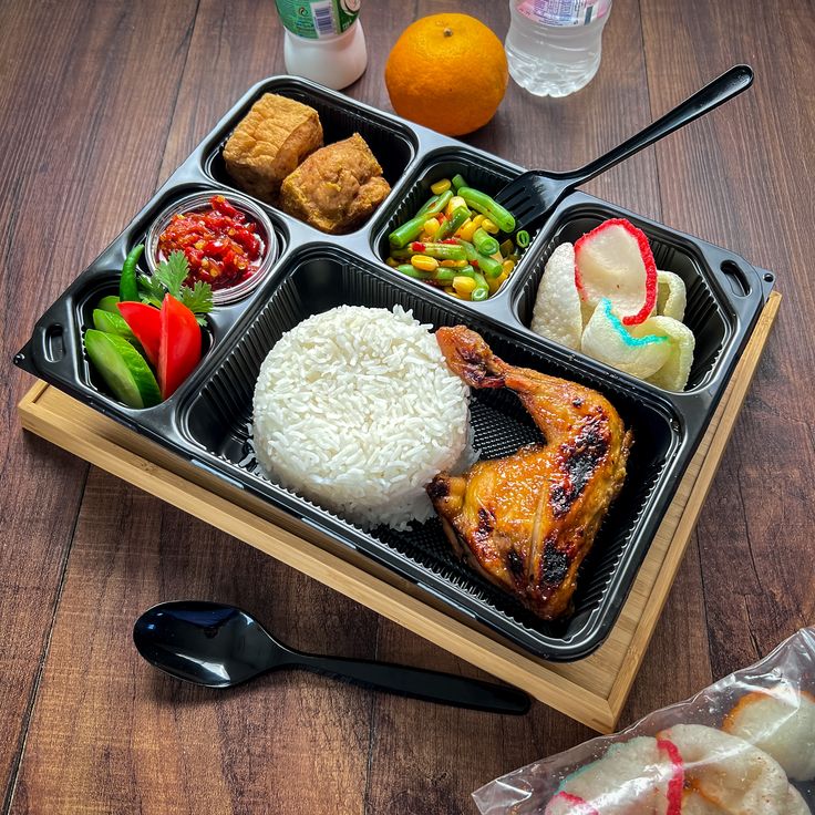 5pcs Wing Rice Box Meal