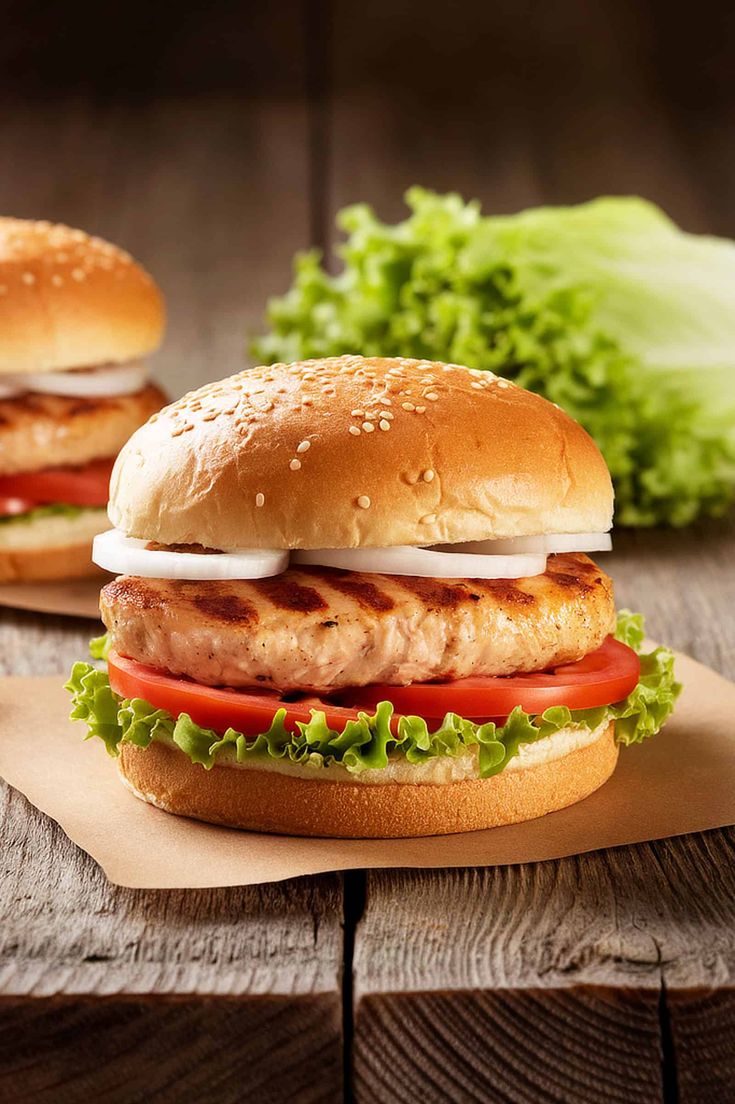 Double Chicken Fillet Burger