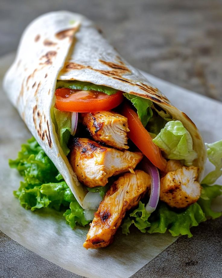 Grilled Chicken Wrap