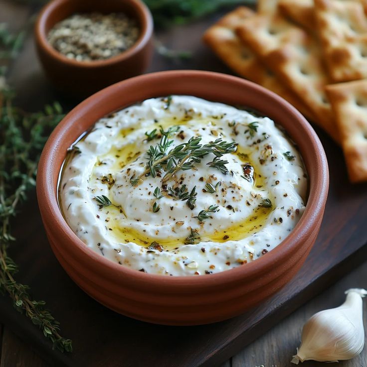 Garlic And Herbs Dip